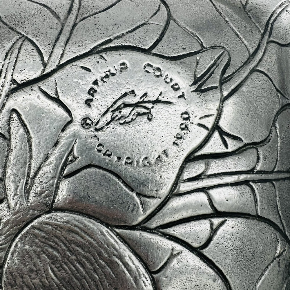 1990 Arthur Court Aluminum Bunny Oblong Serving Tray and cheese slicer - Picture 3 of 5